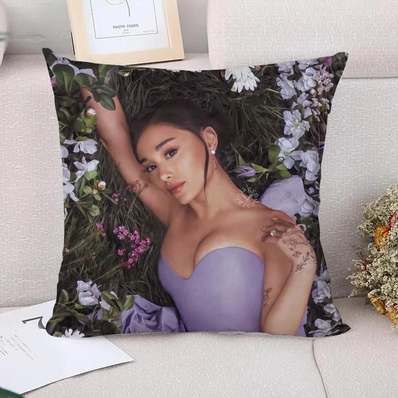 Cushion Cover 45*45 Ariana Grande Decorative Pillows for Sofa Car Decoration 45x45 Cushions Covers Pillowcase Pillow Cases Pilow