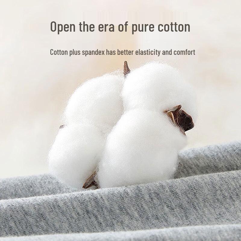 ROMON Men's Silk Antibacterial Pure Cotton Briefs 4-Pack