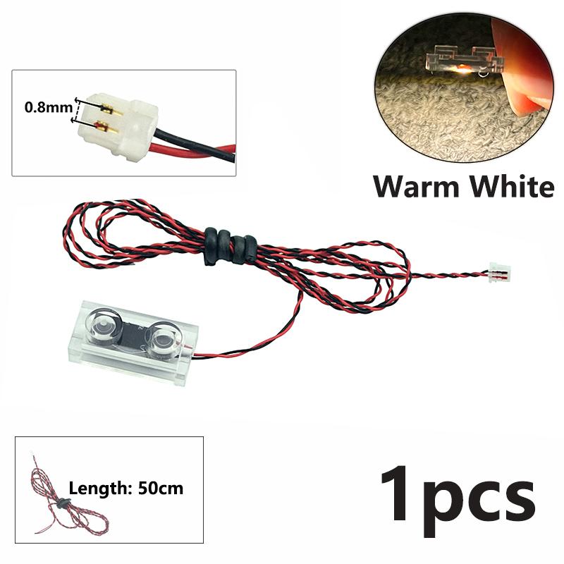 1 Pcs DIY 0.8mm Pin 1x1 1x4 1x2 LED Remote Control Building Block Flash Lamp City Light Lightsaber Spotlight Candle Lamp Bricks