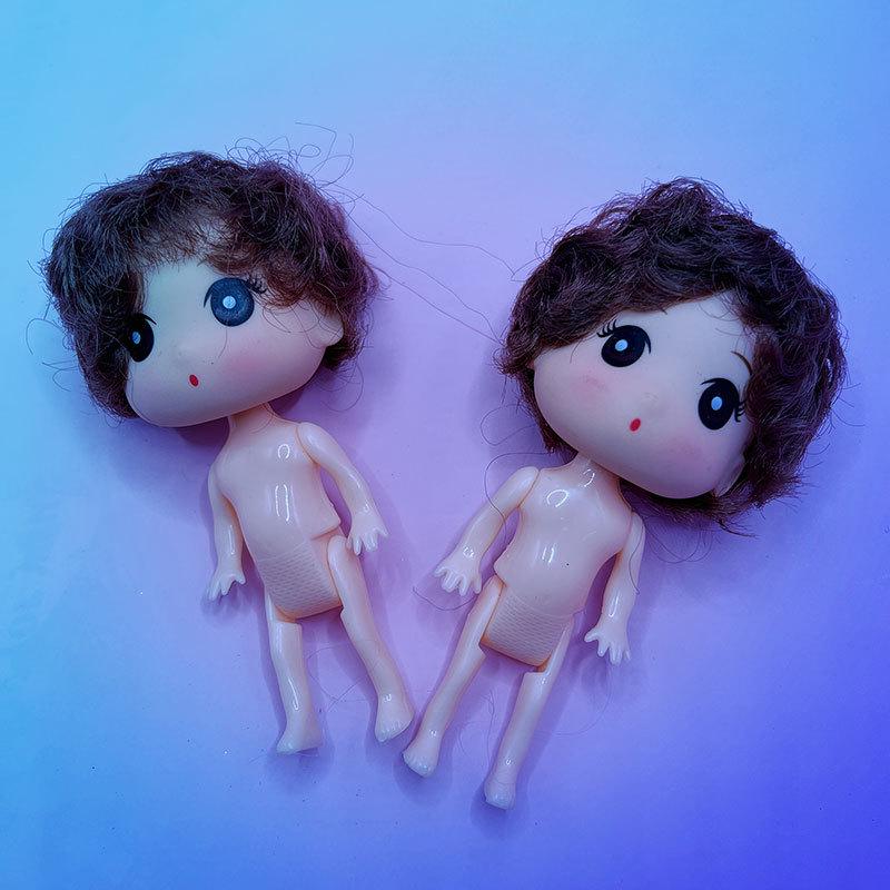 

12СМ Куклы ручной работы DIY, простые, ню, мужская и женская, с юбкой-тортом для детей