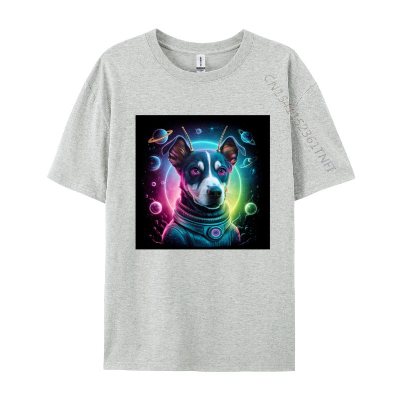 

Камиса Топы Футболки Инопланетный пес В Космосе Футболки Проблема Решена Футболка Мужская Сумасшедший Инопланетный Пес Футболки из Чистого Хлопка S