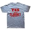 Clarinet Oboe Player Clarinetist Oboist Evolution Print T-Shirt Summer Casual Top Tee Printed T Shirt Fashion