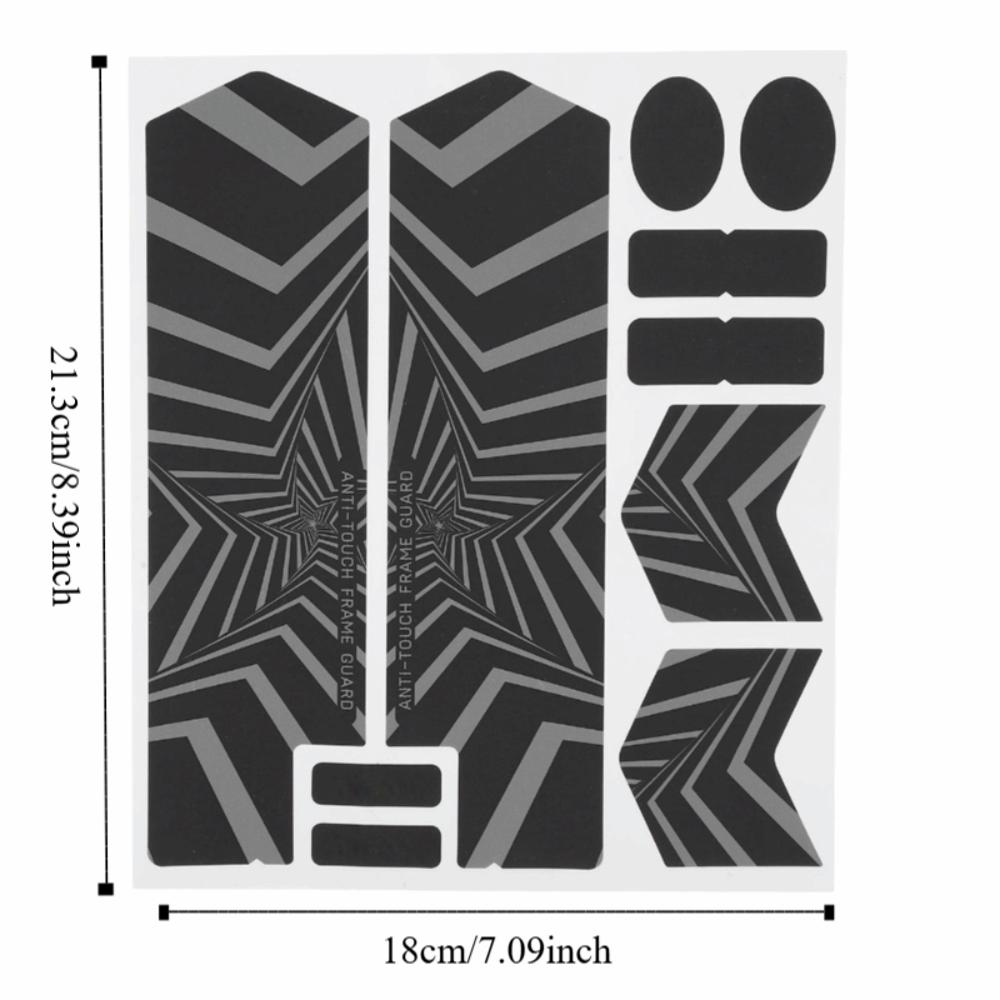 Lightweight Bike Reflective Stickers Bicycle Reflective Stickers  Mountain Bike Front Fork