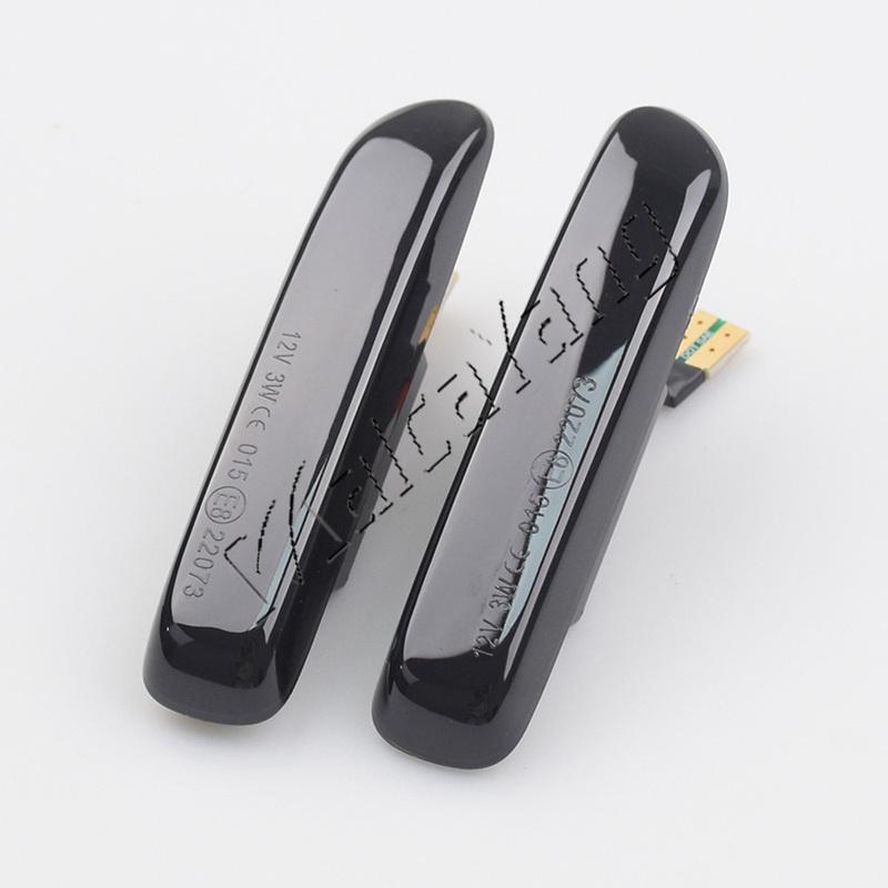 2PCS Side Marker Flowing Dynamic Blinker LED Turn Signal Light For BMW E46 3 Series Limo Coupe Compact Cabriolet Touring
