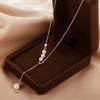 Fashion Imitation Pearl Necklace Women's Niche Design Temperament Neck Chain High Sense Versatile Simple Collarbone Chain