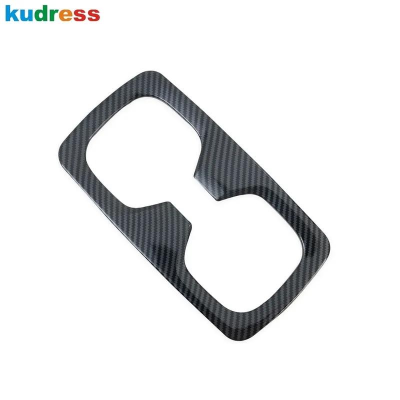 Car Rear Seat Water Cup Holder Cover Trim For Lexus NX 250 350 350H 450H - 2024 2025 Carbon Fiber Interior Accessories