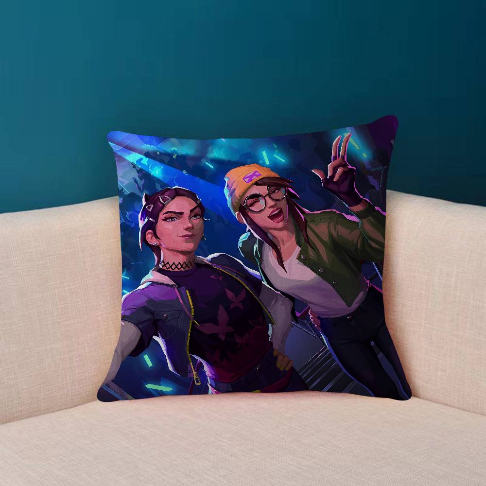 HOT Game VVALORANT Personalized Pillow Cover Kids Bedroom Wild Party Decor Pillowcase Kid Birthday Shower Gift