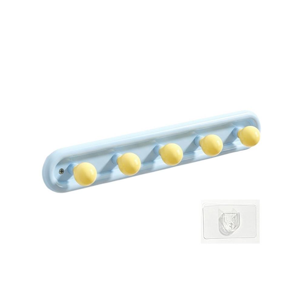 Waterproof Dopamine Suction Cup Hooks Punch Free Key Handbag Hanger  Bedroom Blue Style A