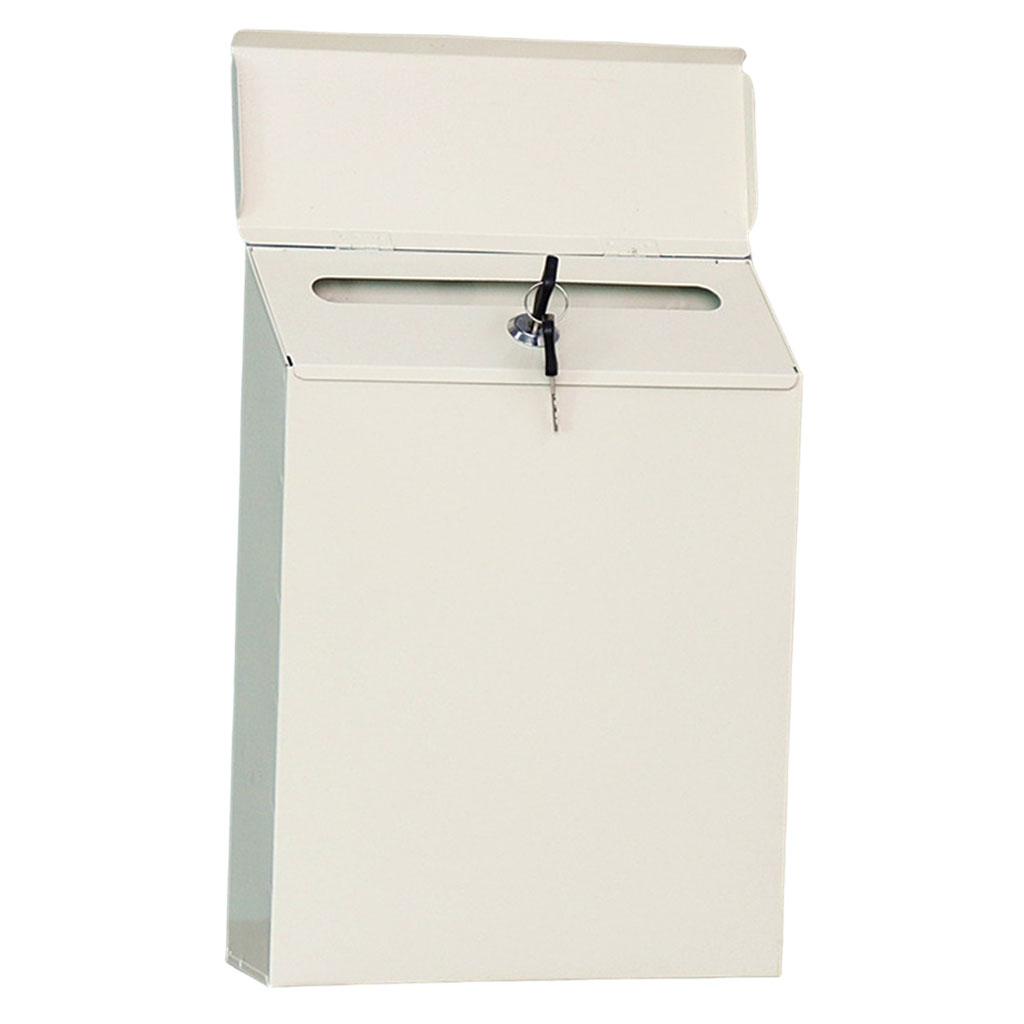 Hanging Security Wall Mounted Comment Suggestion Drop Box Durable Key Magazines Holder Postbox Case
