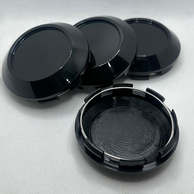 4Pcs/Set 76.5mm Car Wheel Center Cap Wheels Rim Hub Centre Cover ABS Black Silver Solid Durable Blank No Logo Auto Accessories
