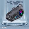 Zestaw słuchawkowy Bluetooth 5.3 do kasku bezprzewodowy zestaw głośnomówiący zestaw telefoniczny motocyklowe wodoodporne słuchawki odtwarzacz muzyczny MP3 głośnik dla Moto