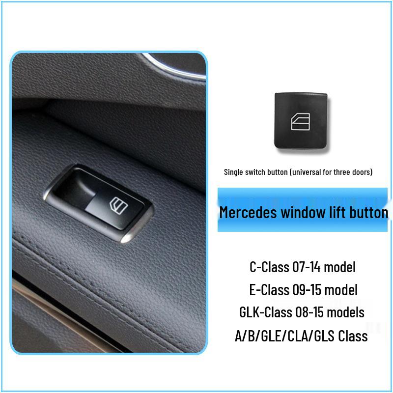 Buton Comutator Ridicare Geam Compatibil pentru Mercedes-Benz W204 Clasa C & Clasa E 2049055402 Ușă Auto