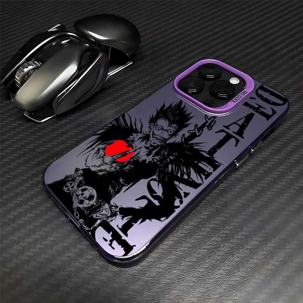 

Чехол для телефона Аниме Тетрадь Смерти Для iPhone 17 Air 16 e 15 14 13 12 11 Pro Max Plus Mini SE2020 2022 Противоударная Матовая Задняя Крышка iPhone17 Pro