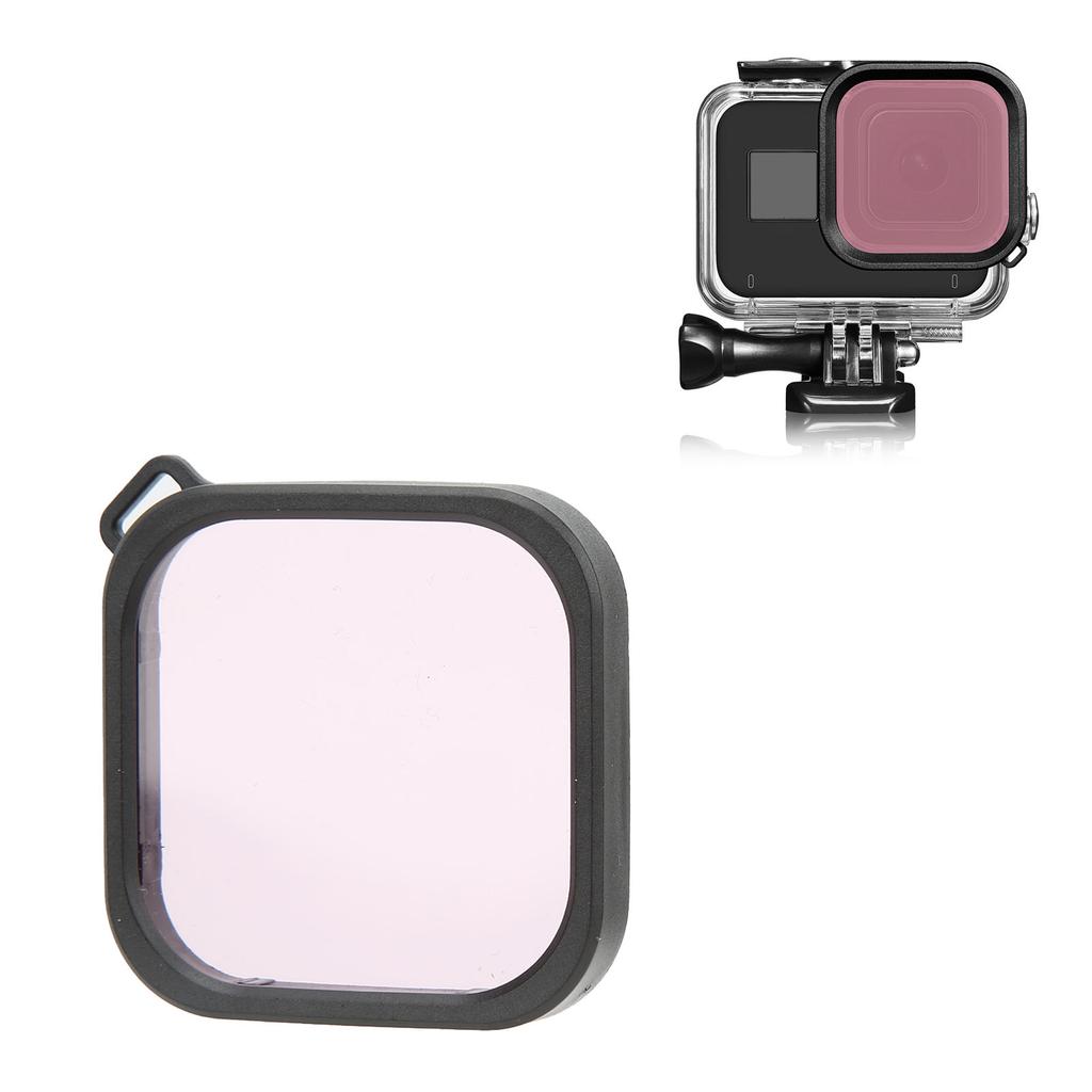 Waterproof Case Dive Filter Waterproof Housing Filters for 8 9 Action Camera Accessories
