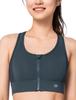 Yvette Sports and High Features a Molded Cup and Perfect for Training and the Size L Plus Women's Bra, High-Support, Moisture-Wicking, Front-Opening,