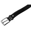 Ceinture - LEONARDO VERRELLI - Modèle Large - Cuir véritable - Noir - 100 cm