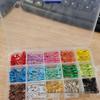 15-Color 450-Piece Safety Pin Set for Household Use