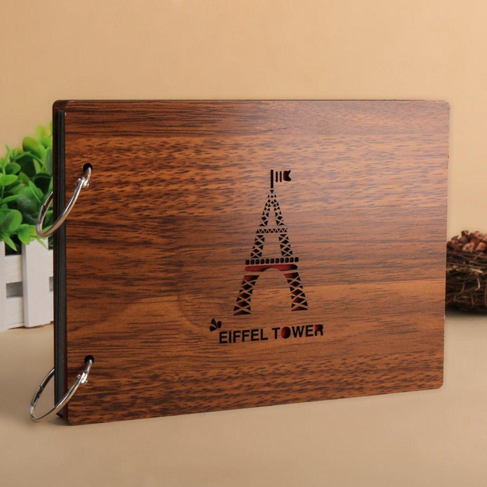 30Sheets/60pages Commemorative Photo Album Self-Adhesive Children's Growth Album  Couple