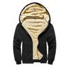 Lambswool Men's Sporty Winter Hoodie: Thickened, Warm Velvet Hooded Cardigan