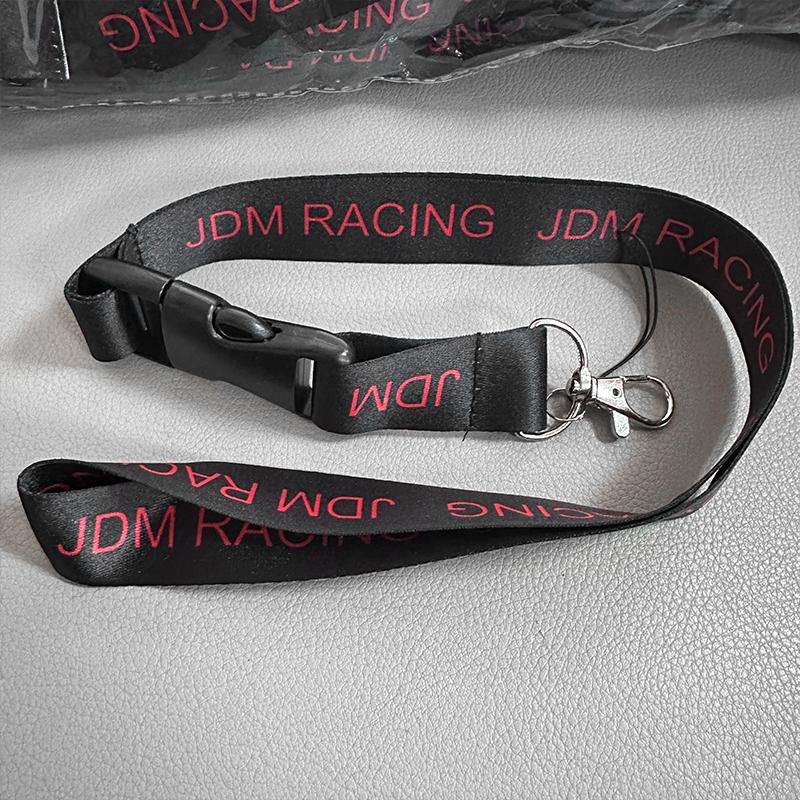 

JDM RACING 2 в 1 ремешок для мобильного телефона брелок для ключей с ремешком для бейджа шейный брелок для ключей с защитой от потери бейджей удостоверение личности сотовый телефон веревка шейные ремни