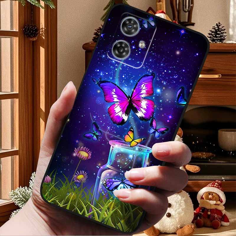 For Moto G84 G54 5G Case Fashion Soft TPU Silicone Bumper Phone Cover for Motorola Moto G84 5G MotoG54 G 54 84 Coque Capa Cats