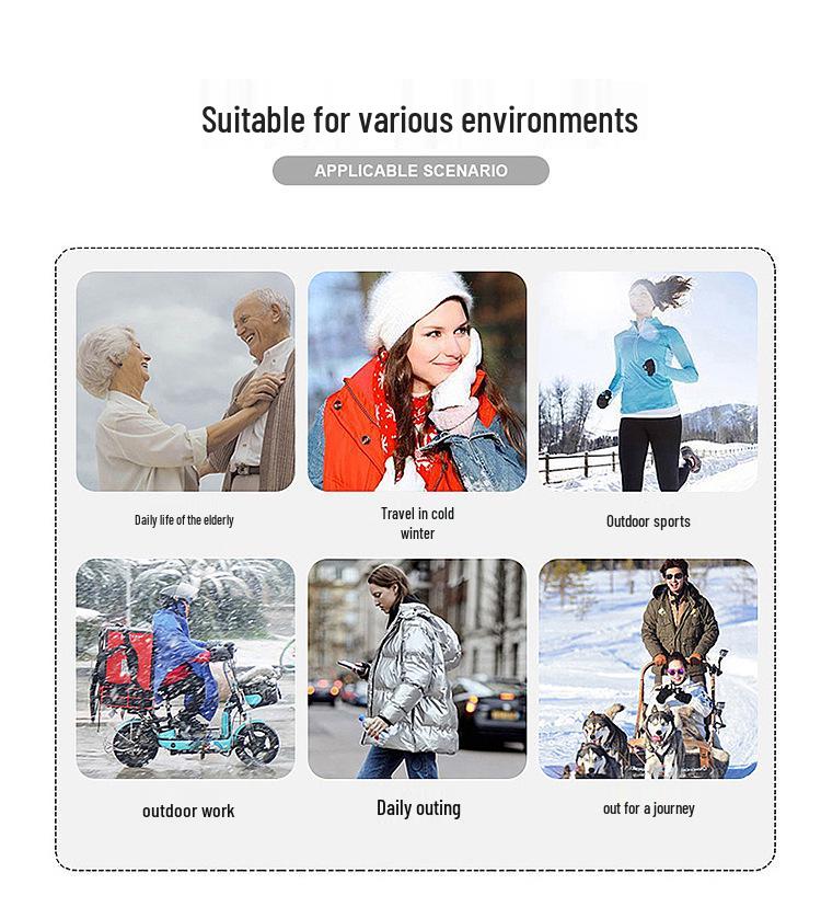 Dual Control USB Heated Vest - Couple Style, Constant Temperature, Cold Protection