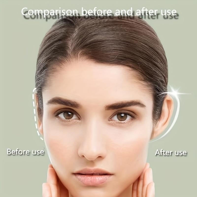 60PCS Invisible Ear Stickers Strongly Support Silicone V-shaped Face Transparent Painless Ear Stickers To Immediately Improve Contour Shaping