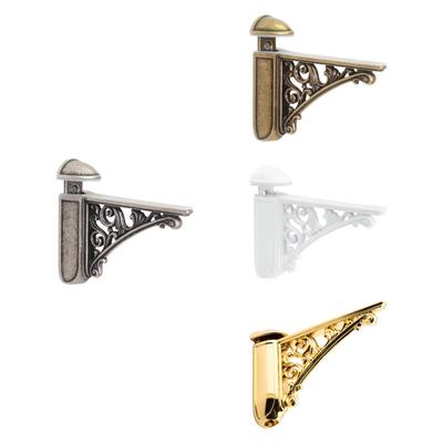 Glass And Wood Shelf Bracket Wall Mount, Decorative Replacement Bracket, Antique Wall Bracket for Bathroom, Home, Living Room