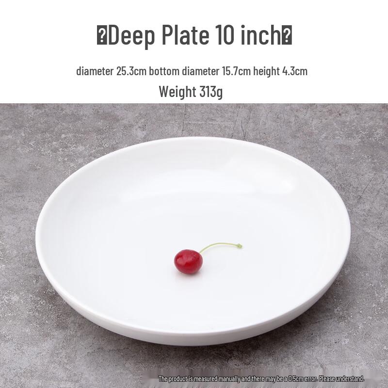 Melamine Round Dinner Plates