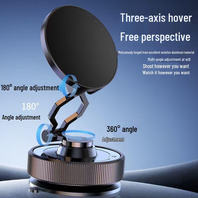 360° Rotatable Magnetic Car Phone Holder with Strong Suction Cup