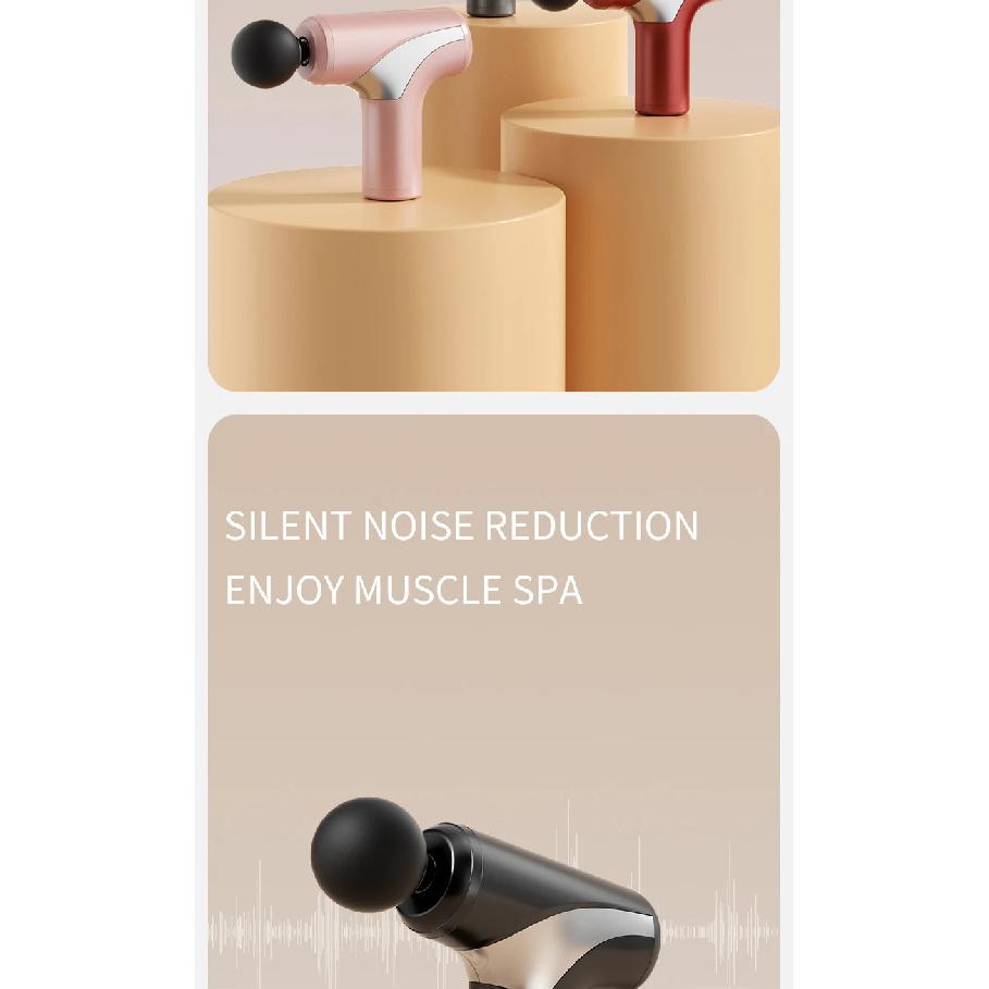 10 head fascia gun electric vibration massage gun for relaxing the body and massaging handheld impact massager