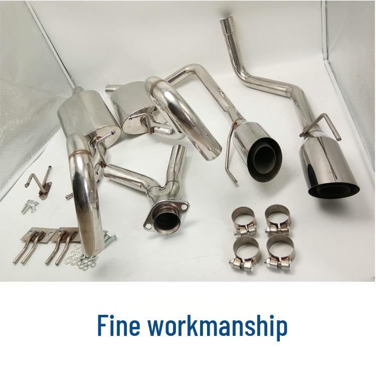 Stainless Steel Dual Row Exhaust Pipe for 99-04 Base Convertible