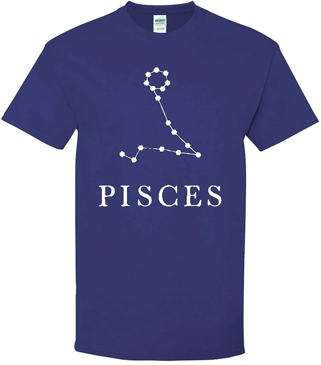 Pisces Constellation - Star Sign Astrology Zodiac Astronomy Birthday T Shirt S