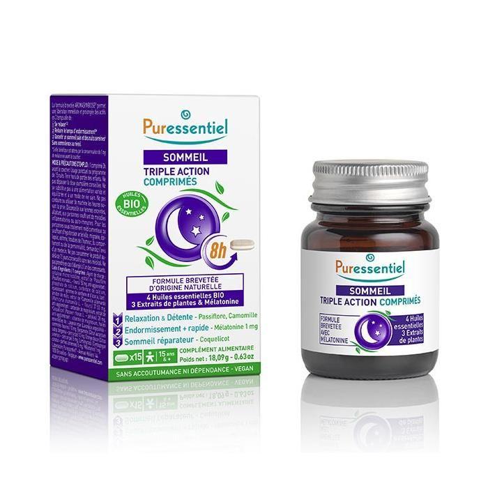 Puressentiel Sommeil Comprimés Triple Action Sommeil 15 Comprimés