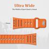 Sport Silikonband für Apple Watch Ultra 2 Strap 49mm 45mm 44mm 42mm Correa Smartwatch Armband iWatch Serie 9 8 7 6 5 SE