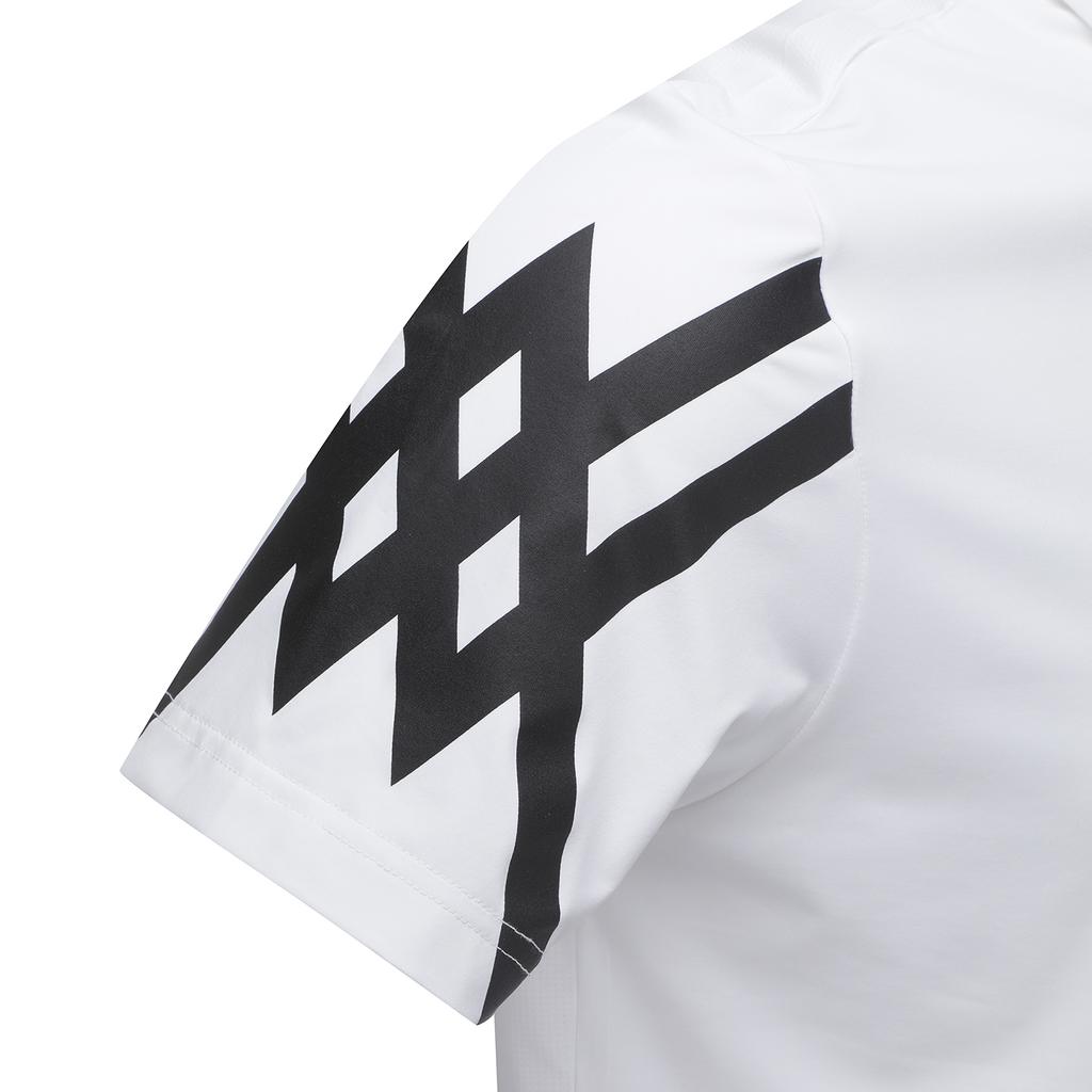 ANEW GOLF Men Sleeve Signature Logo T-Shirt_Wh