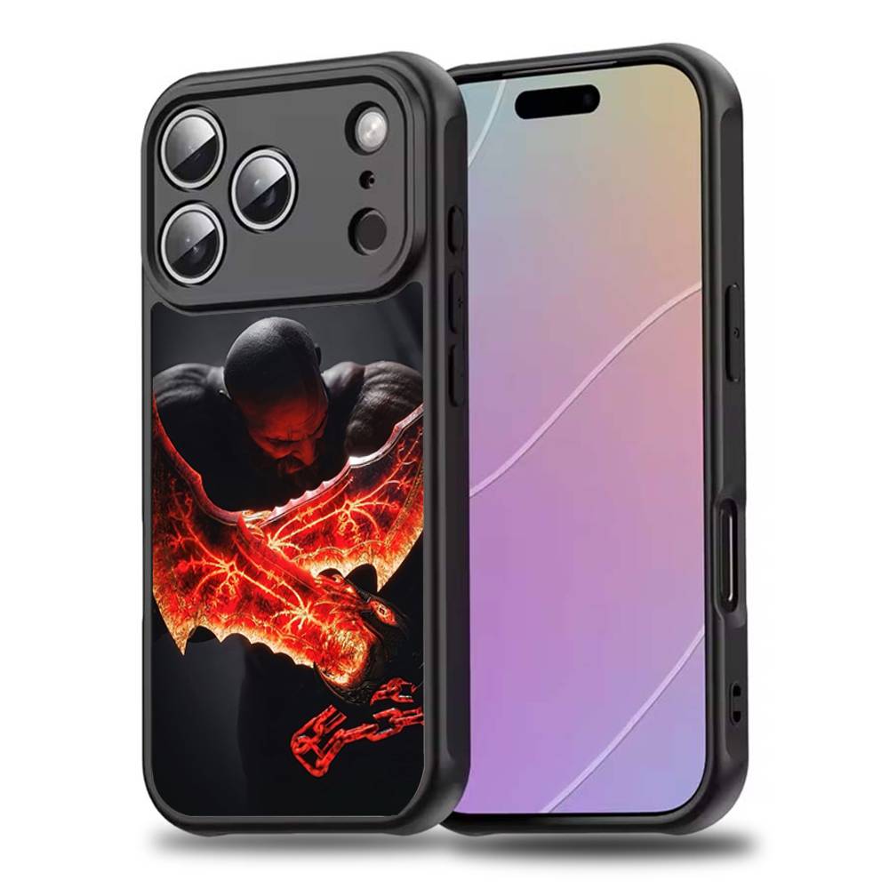 Game G-God of W-War Game Phone Case For iPhone 17,16,15,14,13,12,11,Pro,Max,Plus,Mini,SE4,E Magnetic For Magsafe Wireless