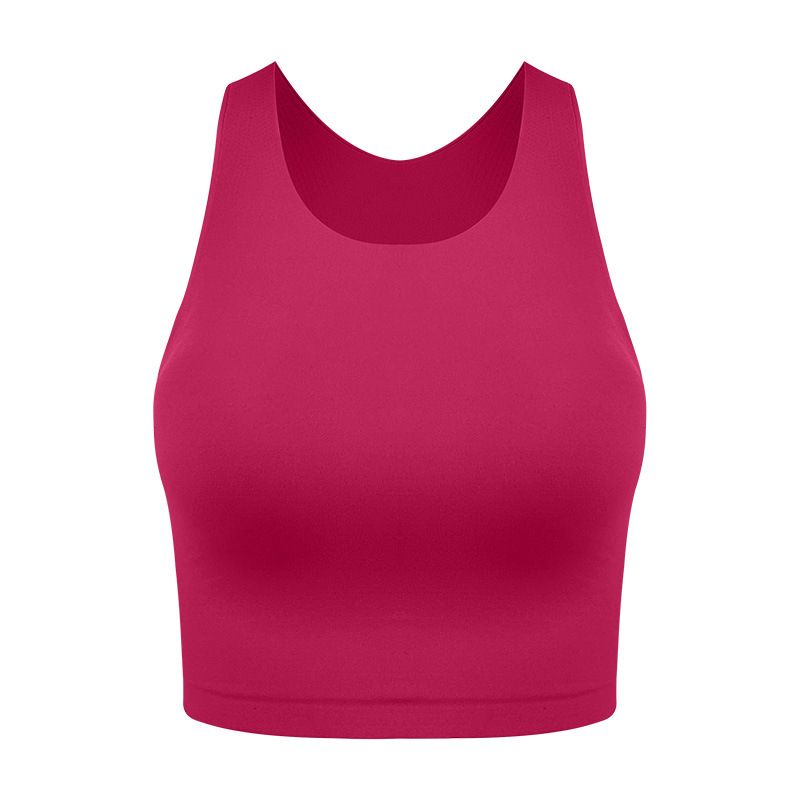2025 Autumn New Arrival Sports Intimates One-Piece Adhesive Dispensing High Strength Bubble Wrap Workout Bra Beauty Back and Push Up Elastic