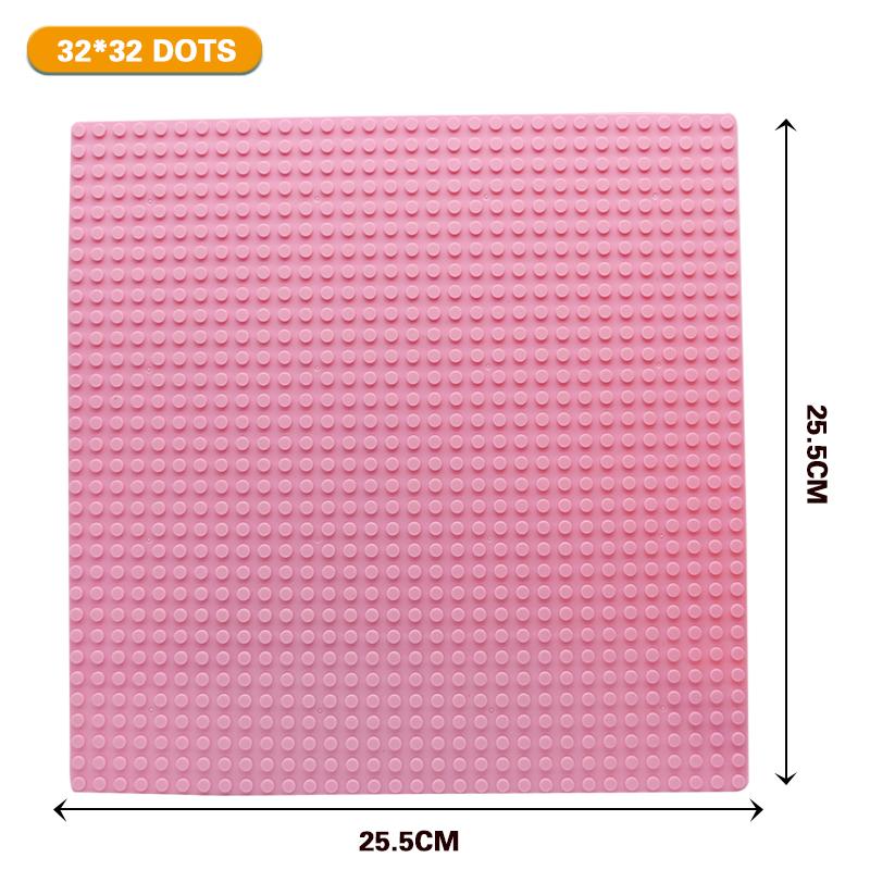 32x32 32x16 Dots Classic Base Plates MOC DIY Plastic Bricks Baseplates City Dimensions Building Blocks Figures Construction Toys