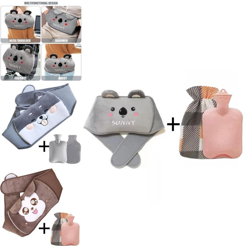 Warm Water Bottle With Plush Waist Cover Safe And Durable