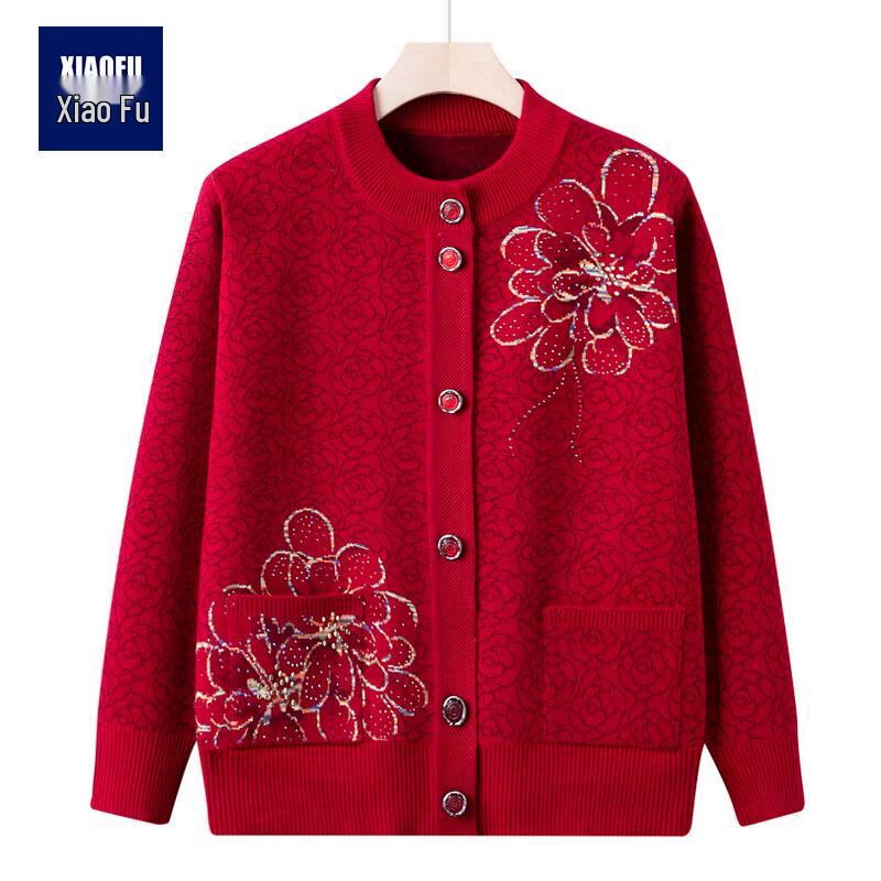 

Women s Elegant Autumn/Winter Knit Cardigan Coat XL