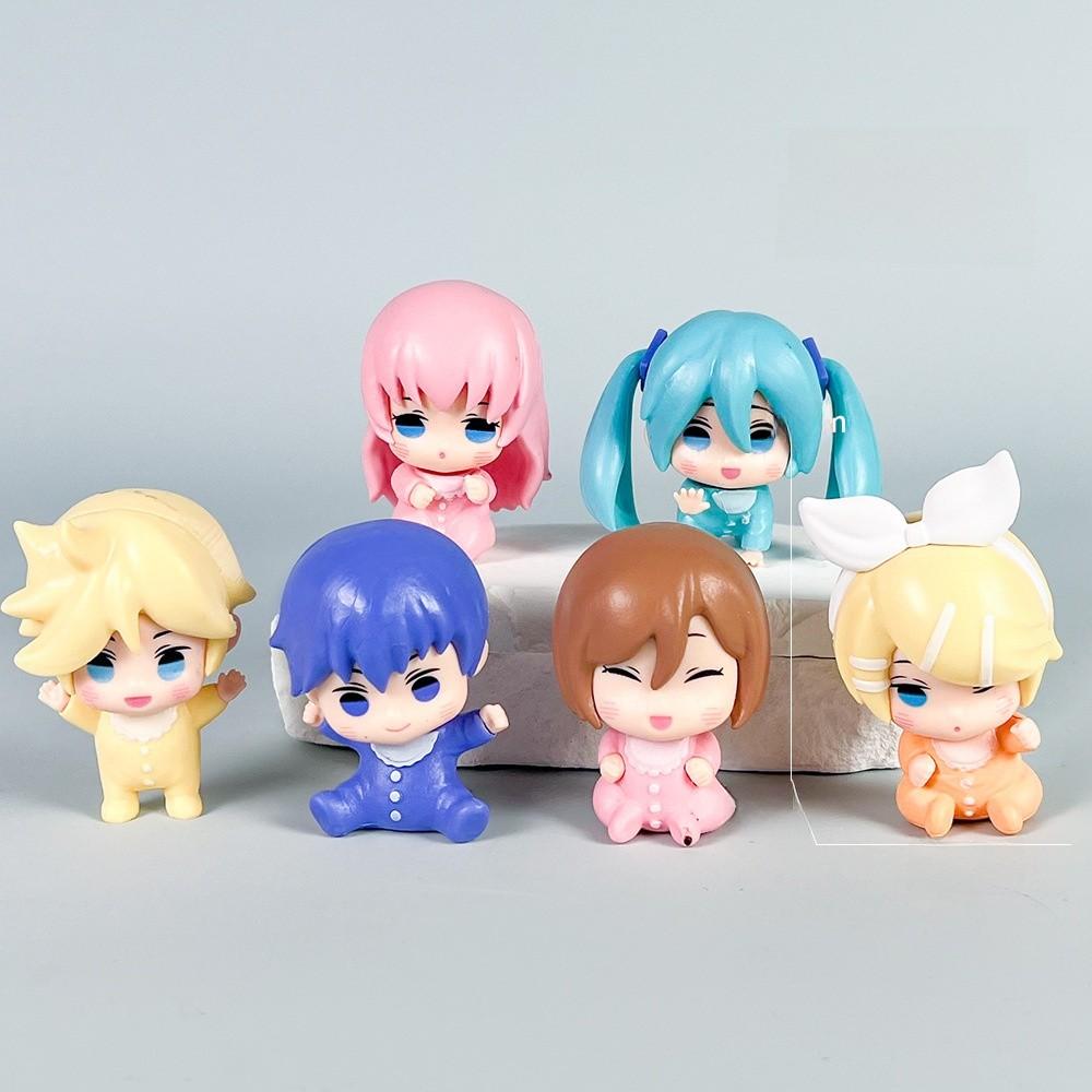 Hatsune Miku Pvc Figurine Collection Set With Assembly For Anime Enthusiasts And Display