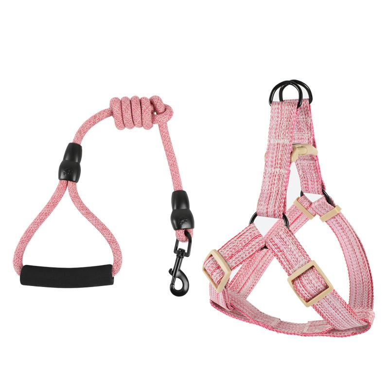 Pet Dog Chest Strap Vest Dog Leash Explosion Proof Collar Outdoor Supplies Small Dog Walking Leash