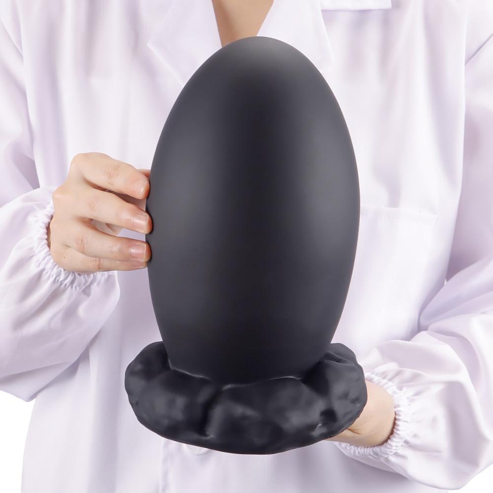 Weicher Silikon-T-Rex-Ei-Anal-Dilatator - Extra Großer Erwachsenen-Dildo für Intimes Vergnügen