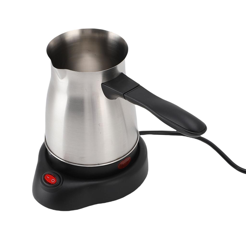 600ml Pour Over Coffee Kettle Miniature Stainless Steel Hand Brewed Electric Heating Coffee Pot for
