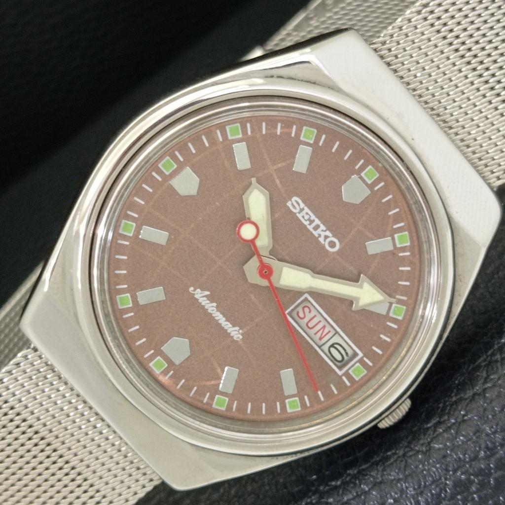 

ВИНТАЖНЫЕ МУЖСКИЕ ЧАСЫ SEIKO AUTOMATIC 6309A ЯПОНИЯ С КОРИЧНЕВЫМ ЦИФЕРБЛАТОМ a700471-5 R203-a700471