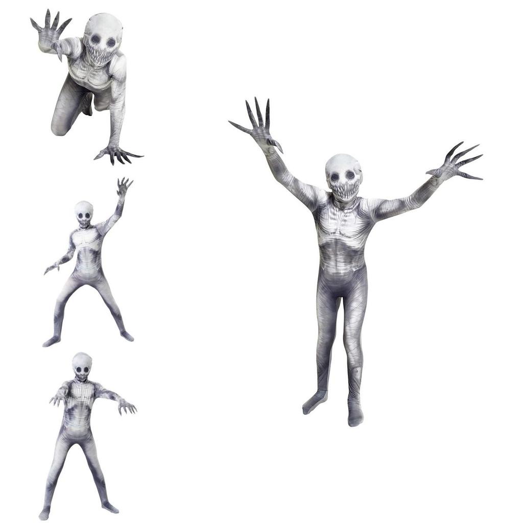 Costum Halloween Morphsuit Cosplay Rake Copii Adulți Crepe Pasta Recuzită Horror