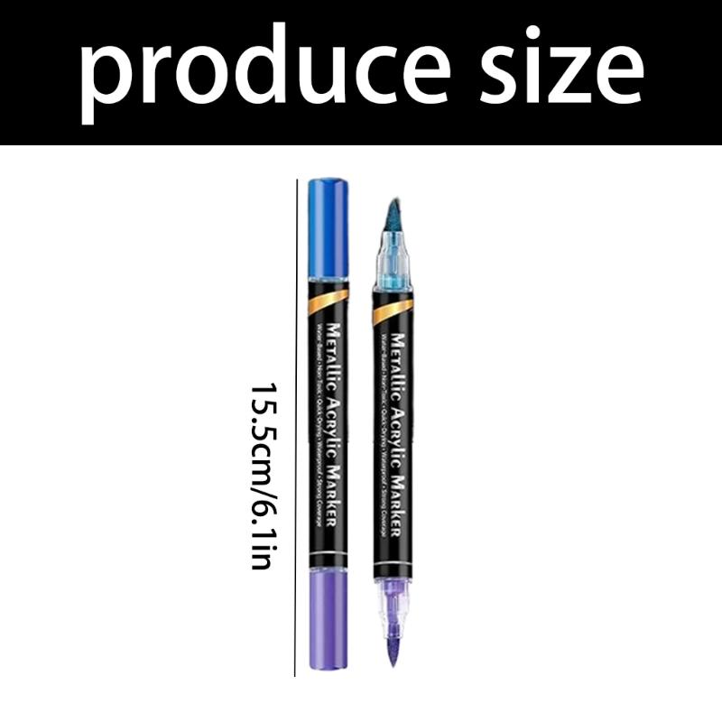 Double Sided Art Pens With Soft Brush Tips Watercolor Markers Pens For Creative Coloring Projects And Handmade Crafts