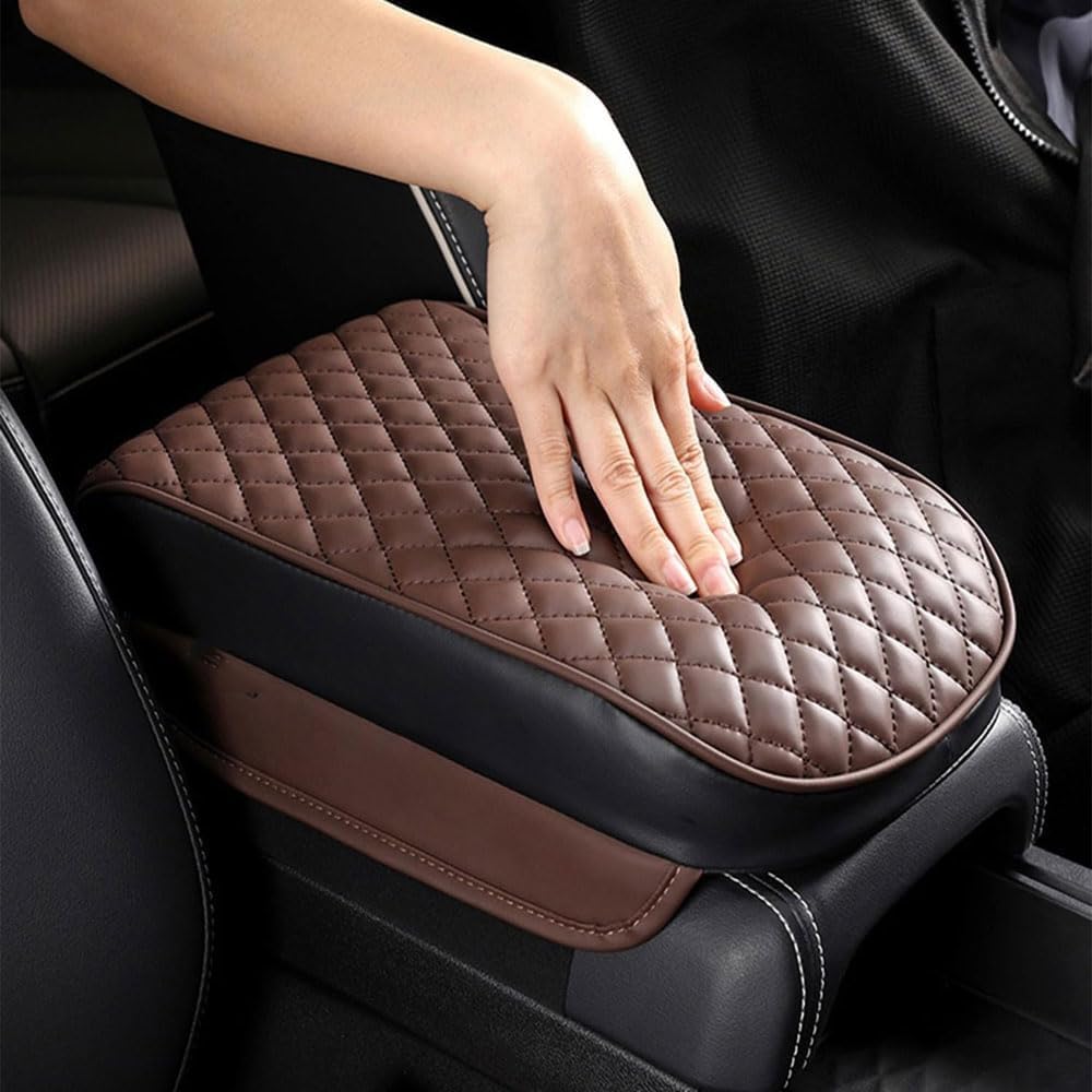 Car Armrest Covers for Kia Telluride 2020-2025,Center Console Handrail Box Fittings Parts Cushion Armrests Box Accessories,D