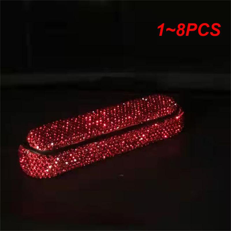 

1~8PCS Car Parking Card Number Plate Universal Durable Solar Energy Sunscreen Parking Telephone Number Card Car Decoration